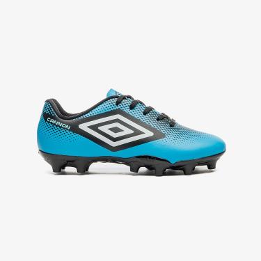 Imagem de Chuteira Campo Umbro Cannon Jr,Azul/Preto/Branco,28