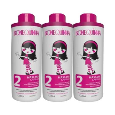Imagem de Bonequinha Escandalosa Passo 2 Kit 3 Máscara Capilar 1000ml