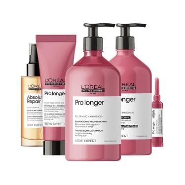 Imagem de Kit L`Oréal Pro Serie Exp Pro Longer Profissional-5 Produtos