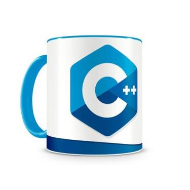 Imagem de Caneca Linguagem C++ color Azul (ATG2262) - Geek Premiere
