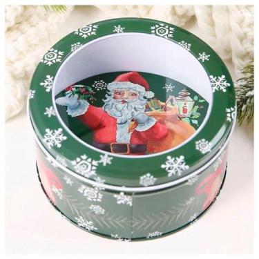 Imagem de Lata Natalina Papai Noel Para Doces Chocolates - Gici Christmas
