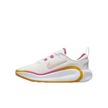 Imagem de Nike Tênis infantil unissex INFINITY FLOW (GS) com cadarço, SUMMIT BRANCO/LARANJA ÁTICA - PINKSICLE-UNI, 38.5 EU