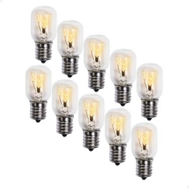 Imagem de Kit 10 Lâmpadas Incandescentes 220V 15W E14 Forno Fogão Geladeira Micro-ondas – Tem Luz | G-Light