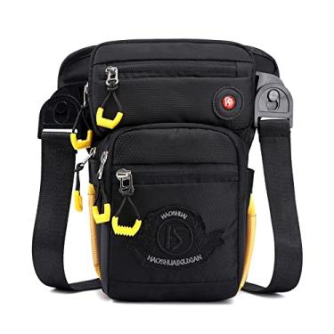 Imagem de Bolsa de perna de caminhada e ciclismo, bolsa de cintura multifuncional, bolsa de perna para motocicleta, moderna, para homens, motocicleta, ciclismo, viagem, esportes ao ar livre, pochete de perna