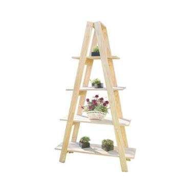 Imagem de Prateleira tipo escada monta desmonta para jardim de Pinus tratado 1,7