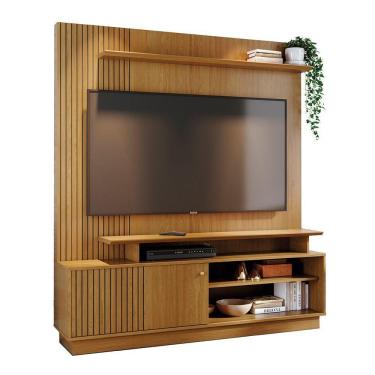 Imagem de Combo Home + Painel Para Tv 60 Polegadas Ares - 7 Decor Cumaru