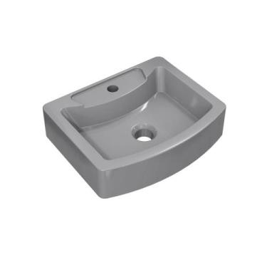 Imagem de Cuba apoio retangular rt41 - Compace Decor, Cinza