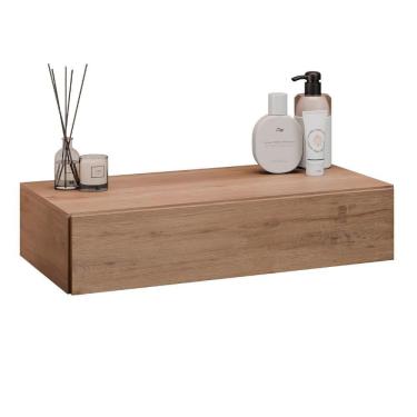 Imagem de Penteadeira Suspensa 60cm 1 Gaveta Carina Z34 Freijó - Mpozenato