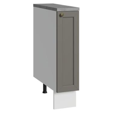 Imagem de Balcão Porta-temperos 20 cm 1 Porta Branco/cinza Vik Madesa