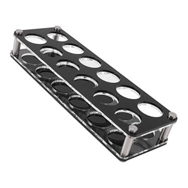 Imagem de Mingzhe Acrílico Resistente Ao Impacto Decorativo Garrafa de Vinho Display Titular Rack Casa Barra Armazenamento (Suporte de copo combinado de 2X6 12 cabeças)