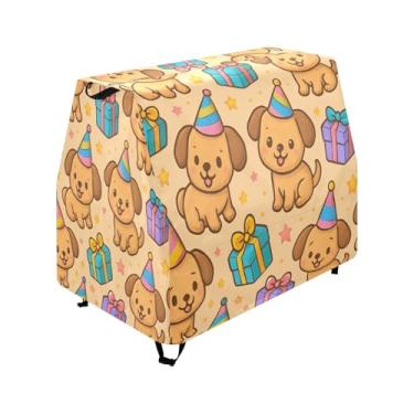 Imagem de Qilmy Cute Puppies Kids Water Table Cover, Duty Waterproof Patio Table Covers for Outdoor Toddler Splash Tables, UV Resistant & Dustproof Play Table Protector, Cover Only