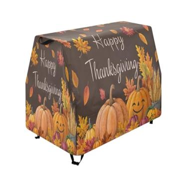 Imagem de Qilmy Thanksgiving Autumn Pumpkins Kids Water Table Cover, Duty Waterproof Patio Table Covers for Outdoor Toddler Splash Tables, UV Resistant & Dustproof Play Table Protector, Cover Only