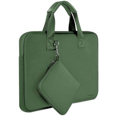 Imagem de Hseok Capa para laptop de 13,3 a 14 polegadas com bolsa pequena, bolsa de neoprene para computador compatível com MacBook Pro de 14 polegadas M4/M3/M2/M1 2025-2021, Mac Air/Pro de 13,3 polegadas e a