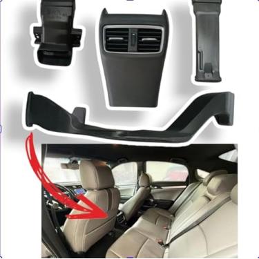 Imagem de Grade do Difusor de Ar Condicionado Traseiro para Civic 2017 a 2021