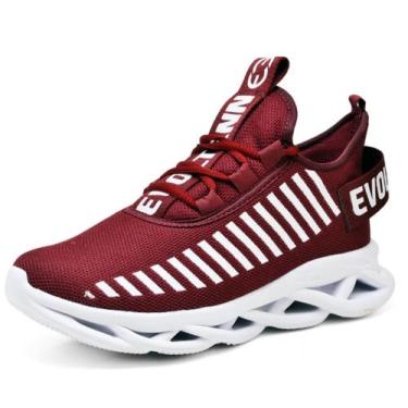 Imagem de Tênis Maverick  Feminino EV Ortopédico Trança Leve macio Sem Cadarço, 