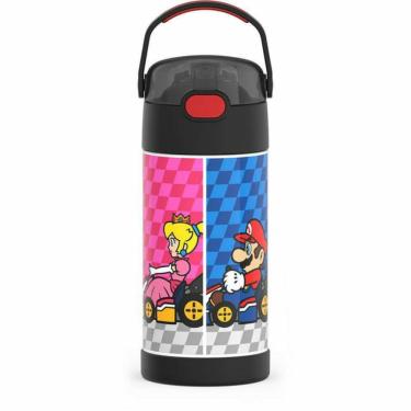 Imagem de  Garrafa Térmica Infantil Funtainer 355ml Thermos Mario Kart