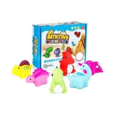 Imagem de Conjunto De Brinquedos De Banho De Dinossauro Para Bebês, Brinquedos F
