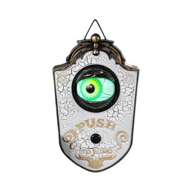 Imagem de Sino LED Sonoro Luminoso Em Formato De Olho Para Decoração De Hallowee