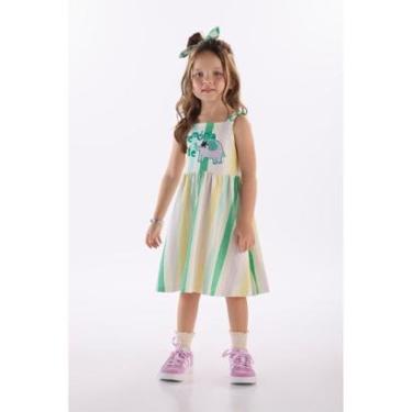 Imagem de Vestido Infantil em Algodão Três e Já-Feminino