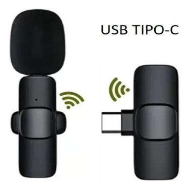 Imagem de Microfone de Lapela Tipo C Microfone Tipo C Profissional para Gravações e Aulas Online MDM