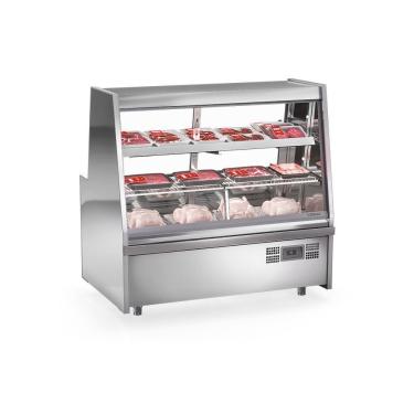 Imagem de Balcão De Frios E Avícola Grta150 1,5mt Inox Gelopar 220V