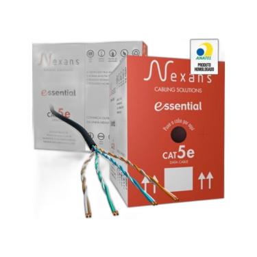 Imagem de Cabo De Rede Cat.5e Cmx 305m Preto Nexans