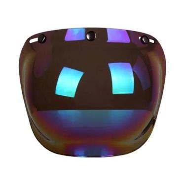 Imagem de Capacete de Motocicleta com Viseira Bolha - Aberto e Dobrável, 4