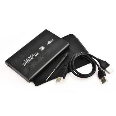 Imagem de Case Hd Externo Notebook 2,5 Pol Usb 2.0 Sata + Capa - PDN