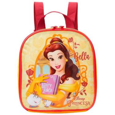 Imagem de Lancheira Térmica Escolar Infantil Disney Princesa Bela, Amarelo