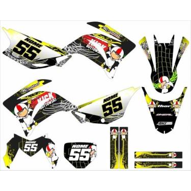 Imagem de Kit 10 Adesivos Trilha Compatível XTZ 250 Lander 20mm - SPTS