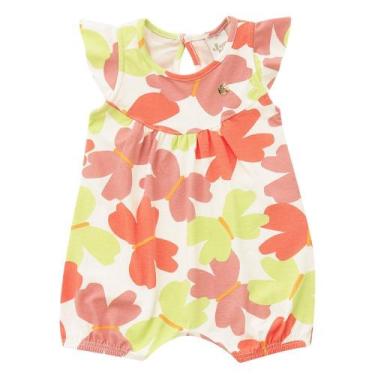 Imagem de Macacão Bebê Menina JunkesBaby em Cotton Estampado Tamanho: MCor:Igual