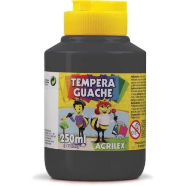 Imagem de Tinta Guache 250ML Preto PCT.C/03 (7891153054551) - Acrilex