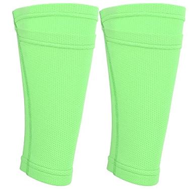 Imagem de Meia de proteção para canela de camada dupla, proteção de canela de futebol juvenil para meninos, proteção de canela para seus pés, traz mais energia para treinamento de futebol (jovens/M)