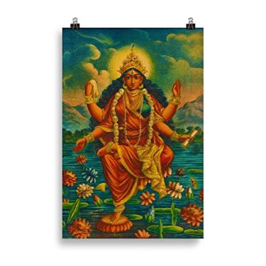 Imagem de Pôster de papel fosco aprimorado Rubino Yoga Zen Goddess (cm)