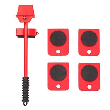 Imagem de Kit de movimentação de móveis pesados ​​Easy Mover Appliance Roller Lifter Sistema de movimentação com 4 rodas deslizantes Kit de levantamento para mover a mesa do armário do sofá Cabeça ajustável