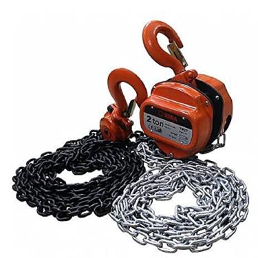 Imagem de Talha Manual 2000kg Corrente Dupla 3 Metros 705188 - Terra Equipamentos