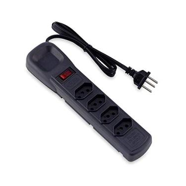 Imagem de Filtro de Linha com Disjuntor, Force Line, Acessórios para Computador, Preto