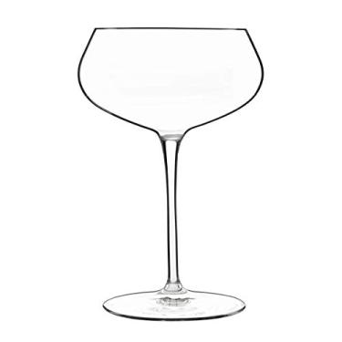 Imagem de Luigi Bormioli Tentazioni Coupe Spumante de 290 g para champanhe, conjunto de 6, transparente