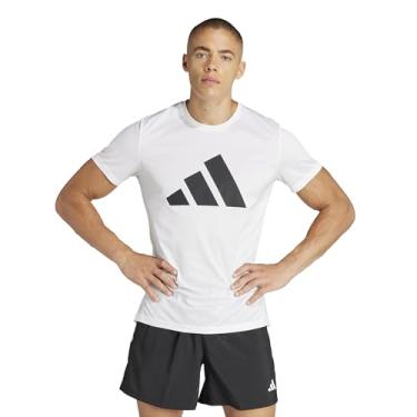 Imagem de Camiseta Adidas Run It Branca e Preta