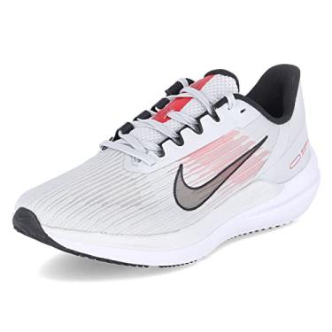 Imagem de NIKE Tênis masculino Air Winflo 9, Photon Dust Black White Platinum Matiz, 9.5 UK