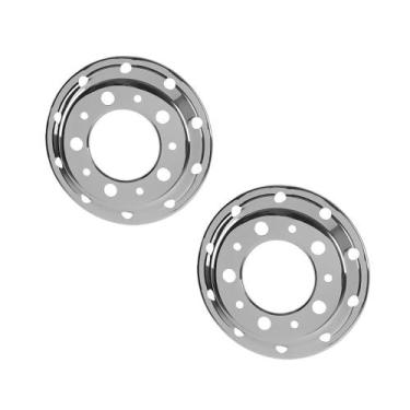 Imagem de Par Calota Americana Dianteira Pneu s Câmara c Rodoar - Fabbof