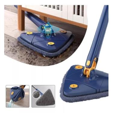 Imagem de Mop Triangular Esfregão 360 Rodo Giratório Lava E Seca - Moon'S