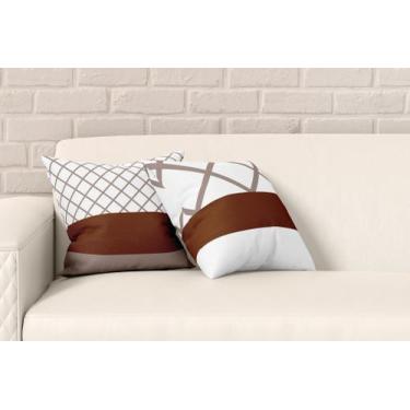 Imagem de Kit 2 Almofadas Com Enchimento Geometric Morph Duo - Core Decore