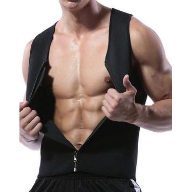 Imagem de Regata Fitness C/ Ziper Térmica Neoprene Hot - Fanáticos Por Cintas, P