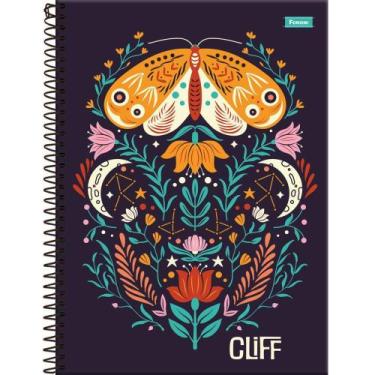 Imagem de Caderno 10X1 Capa Dura CLIFF Feminino 160 Folhas - Pacote com 4 - Foro