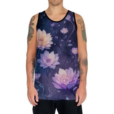 Imagem de Camiseta Regata Estampa Art Floral Flor Natureza Florida 4 - Enjoy Sho