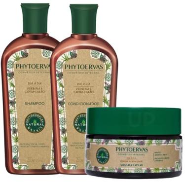 Imagem de Kit Shampoo 250ml Condicionador 250ml + Mascara 220ml Dia A Dia Verbena Phytoervas