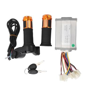 Imagem de Controlador de Motor Giratório para Bicicleta Elétrica, 36v, 1000w, Liga de Alumínio, Acelerador de Borracha Com 2 Teclas para Motocicleta Elétrica