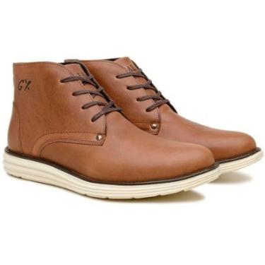 Imagem de Bota Coturno Polo work de Couro Cano Medio Galsax Confortavel Masculino-Masculino
