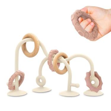 Imagem de Brinquedo Sensorial Ascnduup Ivory Whisper Baby com Ventosa